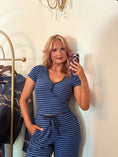 Load image into Gallery viewer, The Mariselle Set – Navy Stripe
