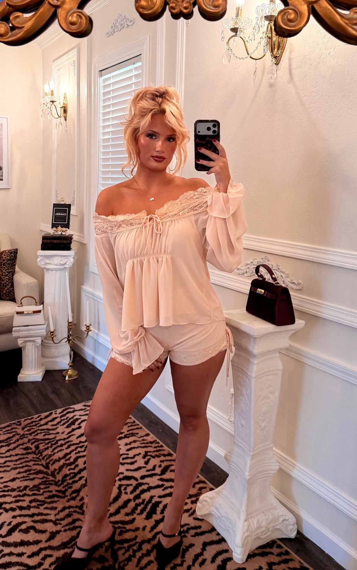 Juliette Lace Short Set