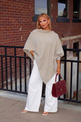 Load image into Gallery viewer, The Madeleine Poncho - Champagne Mist ✨
