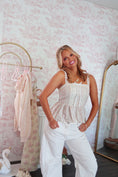 Load image into Gallery viewer, Antique Lace Peplum Top
