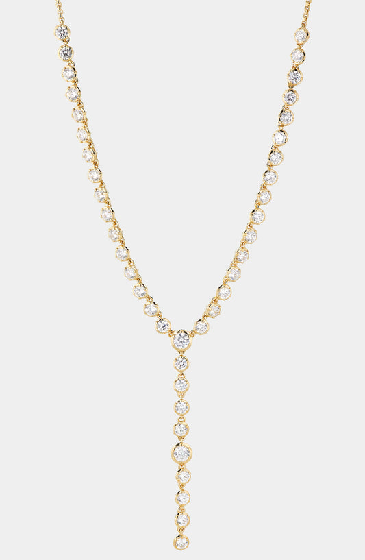 Colette Crystal Lariat Necklace