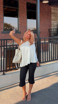 Load image into Gallery viewer, The Azure Soirée Silk Top – Parisian Pearl
