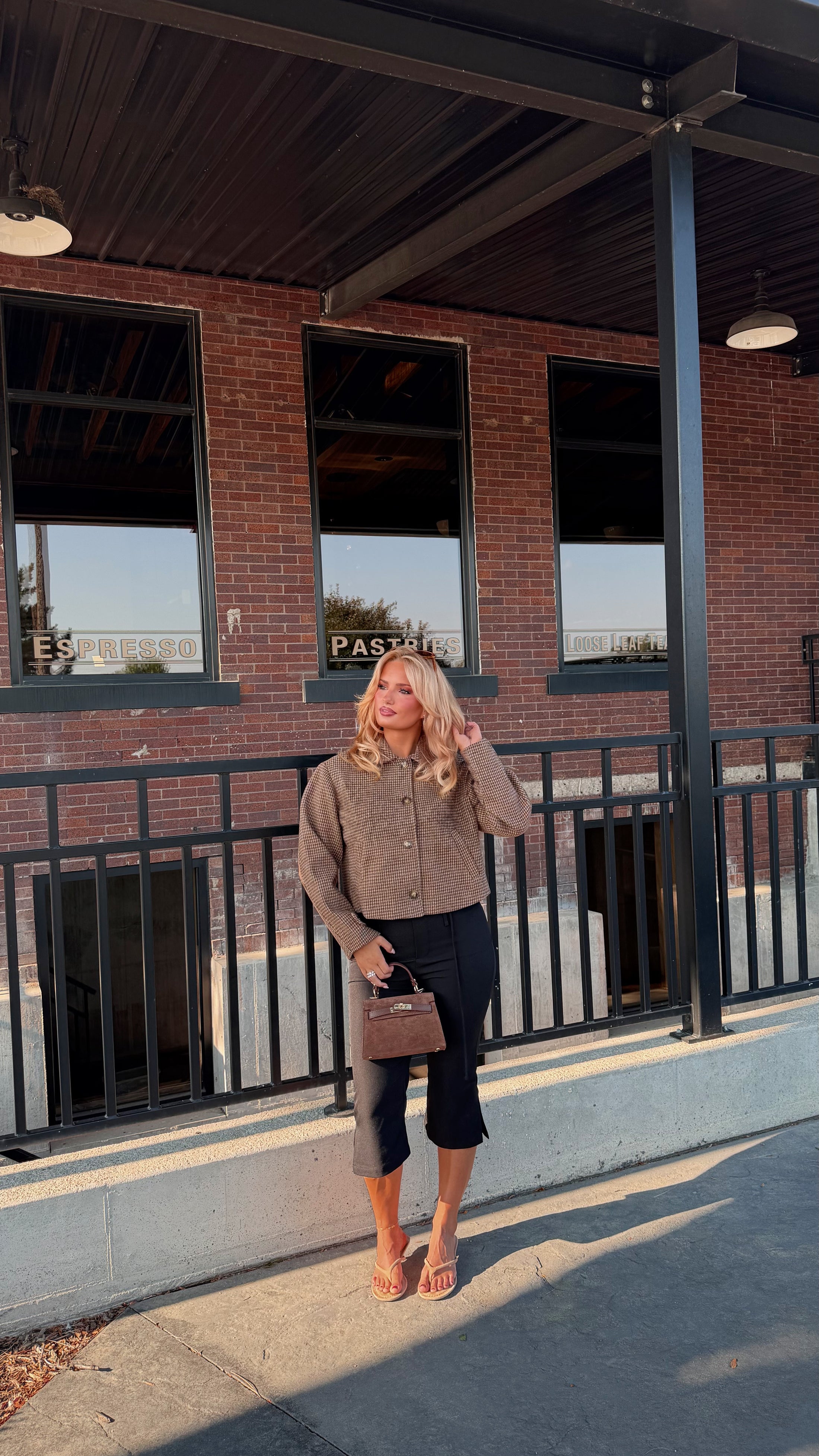 The Janáe Mini Bag - Chesnut Suede