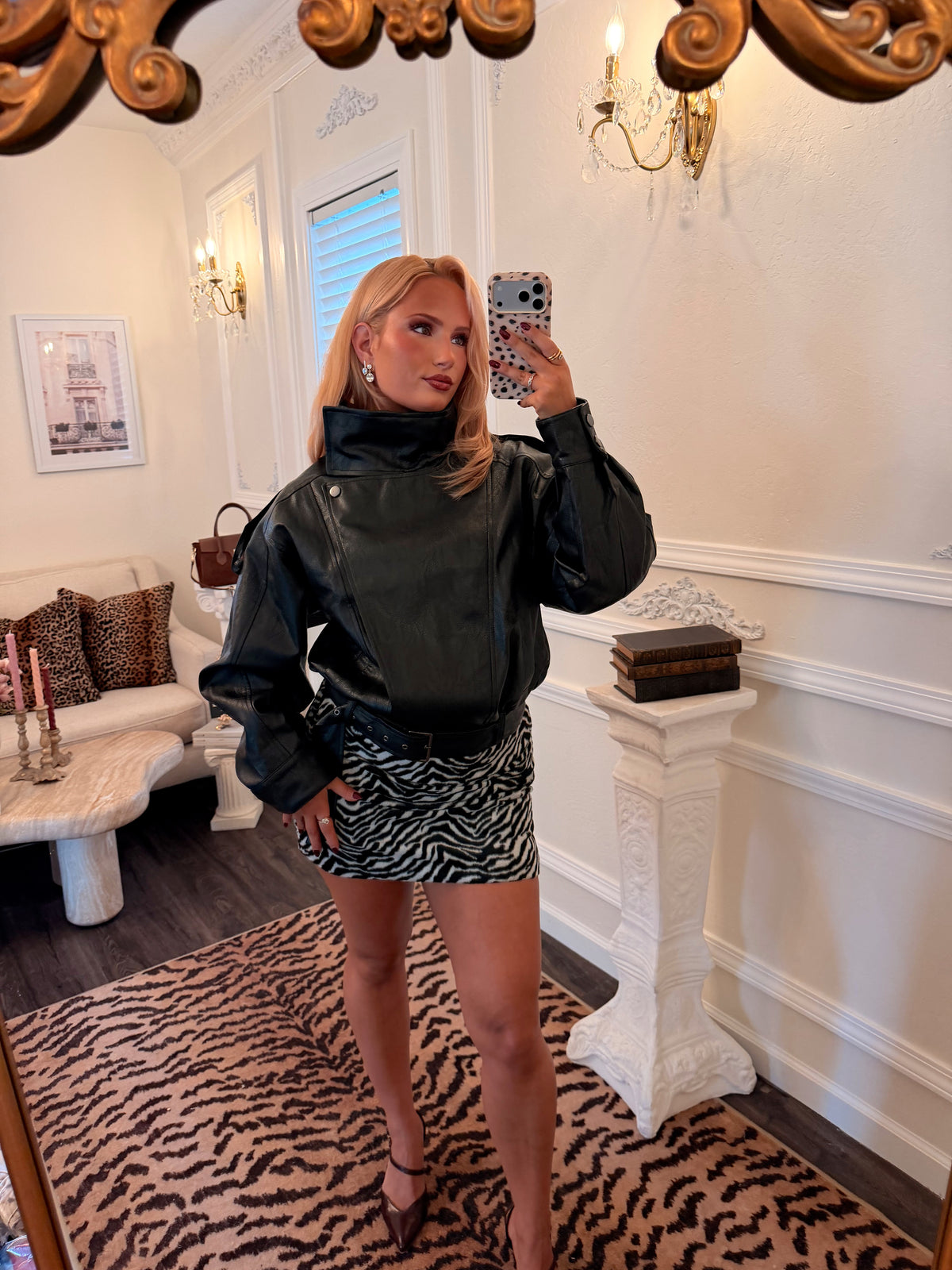 The Margaux Moto Jacket — Noir