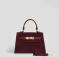 Load image into Gallery viewer, Janáe Mini Handbag — Bordeaux Suede
