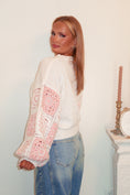 Load image into Gallery viewer, The Blushing Crochet Sweater
