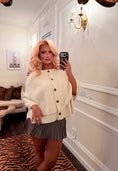 Load image into Gallery viewer, The Kensington Cape Cardigan - Heirloom Cream

