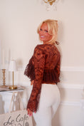 Load image into Gallery viewer, The Colette Lace Babydoll Blouse – Cocoa
