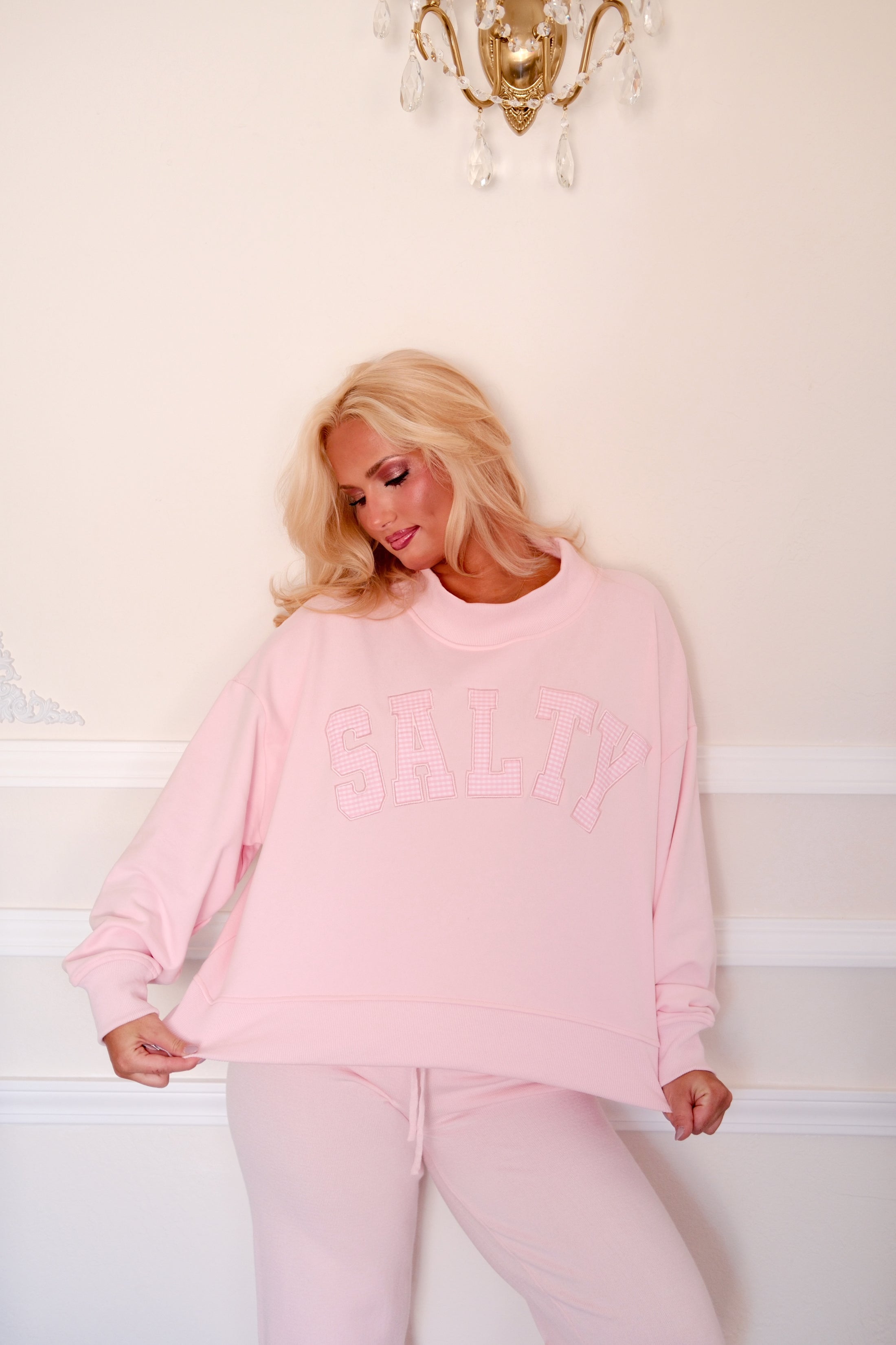 Salty Mockneck - Pink Sands