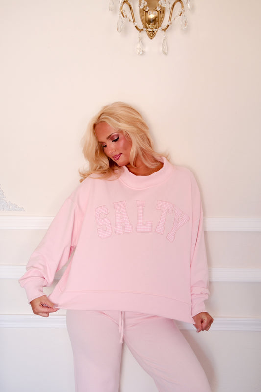 Salty Mockneck - Pink Sands