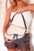 Load image into Gallery viewer, The Camille Raffia Saddle Bag
