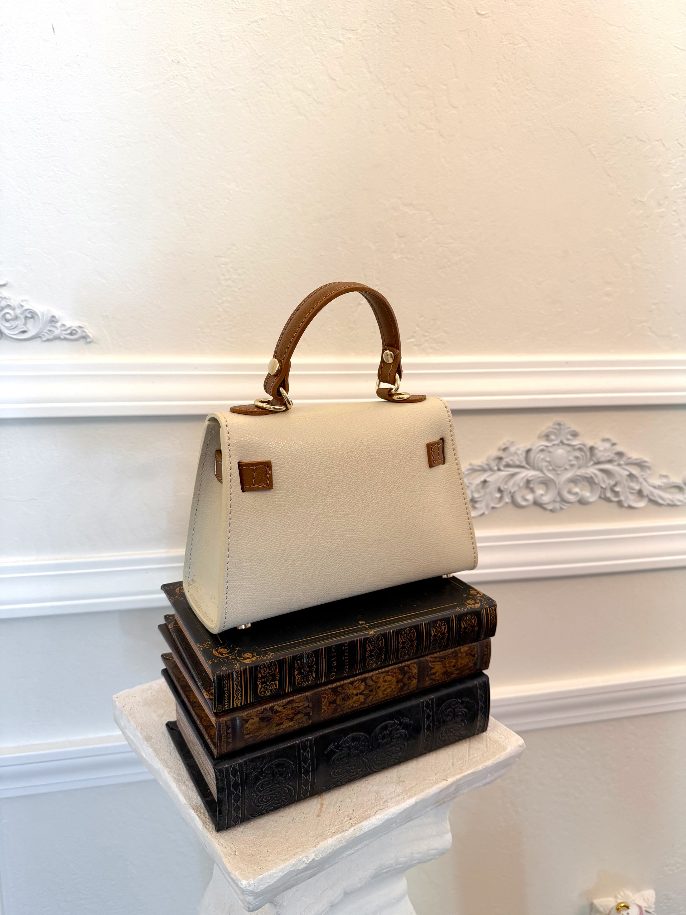 The Janáe Mini Handbag — Crème Cognac Preorder 8.31