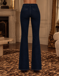 Load image into Gallery viewer, The Giselle Bootcut Jeans — Dark Indigo
