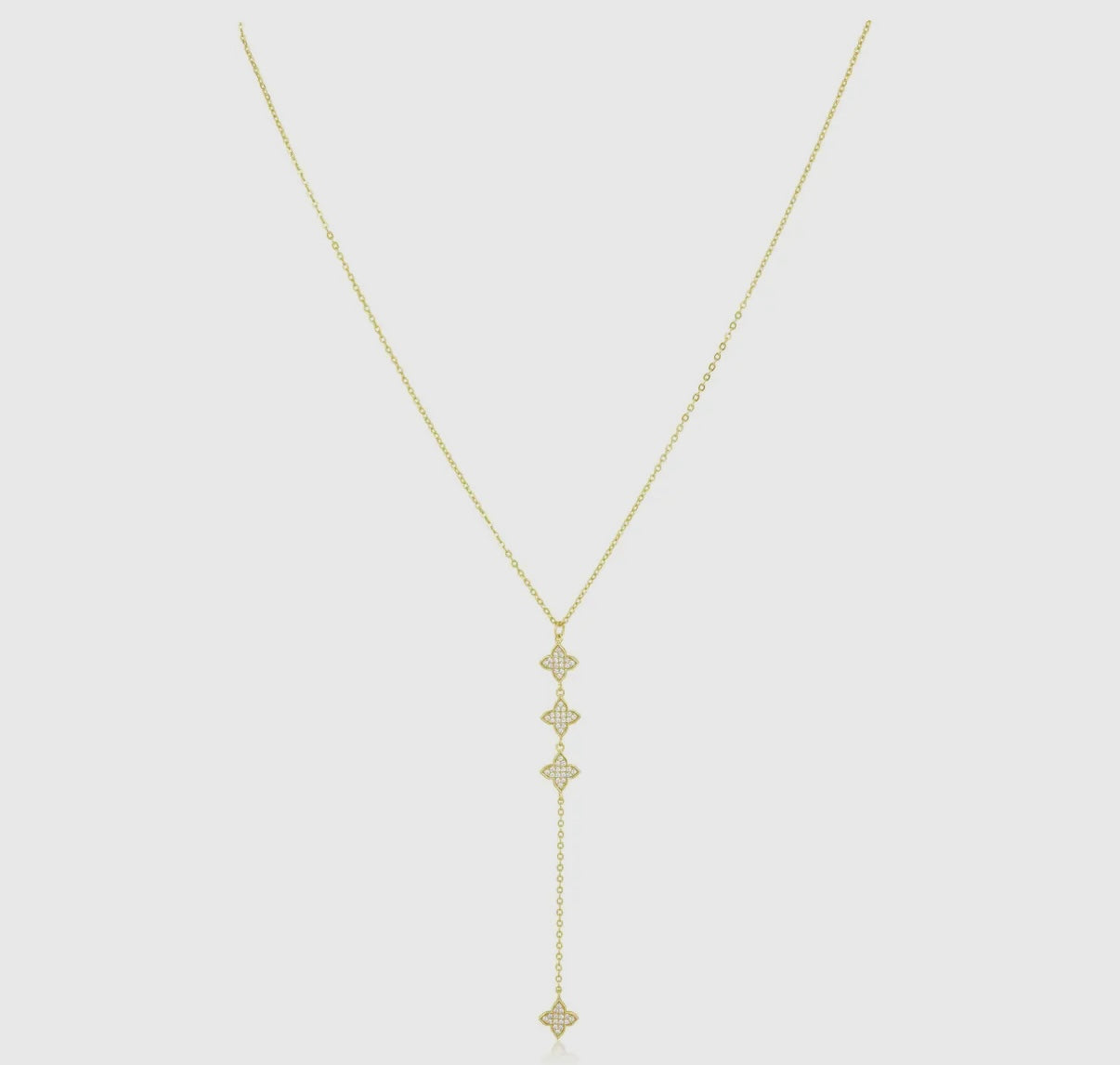 The Parisian Pavé Drop Necklace