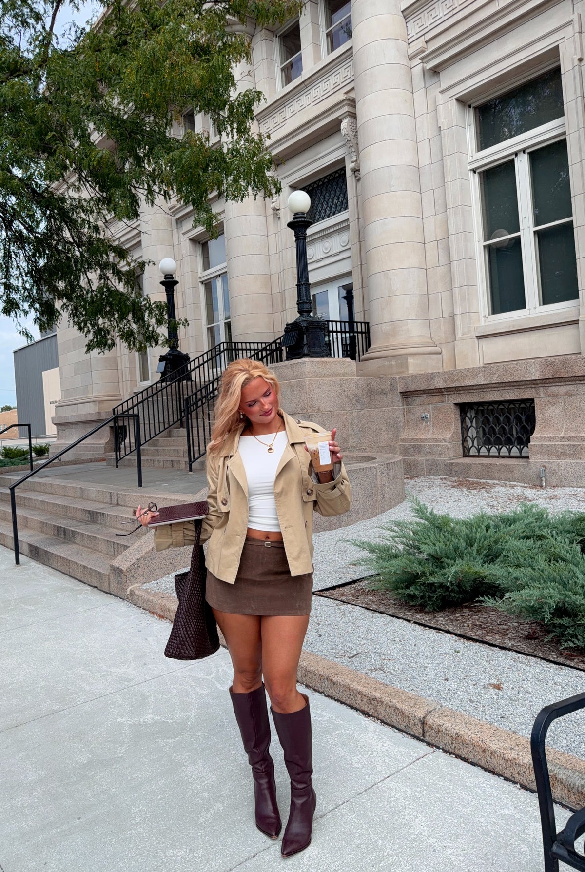 The Monroe Suede Skort Preorder 10.21