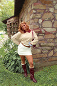 Load image into Gallery viewer, The Wentworth Polo Knit - Caramel Apple
