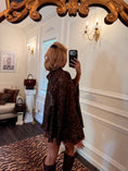 Load image into Gallery viewer, The Saint-Honoré Leopard Chiffon Top
