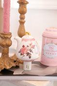 Load image into Gallery viewer, The Vintage Rose Teapot Nightlight

