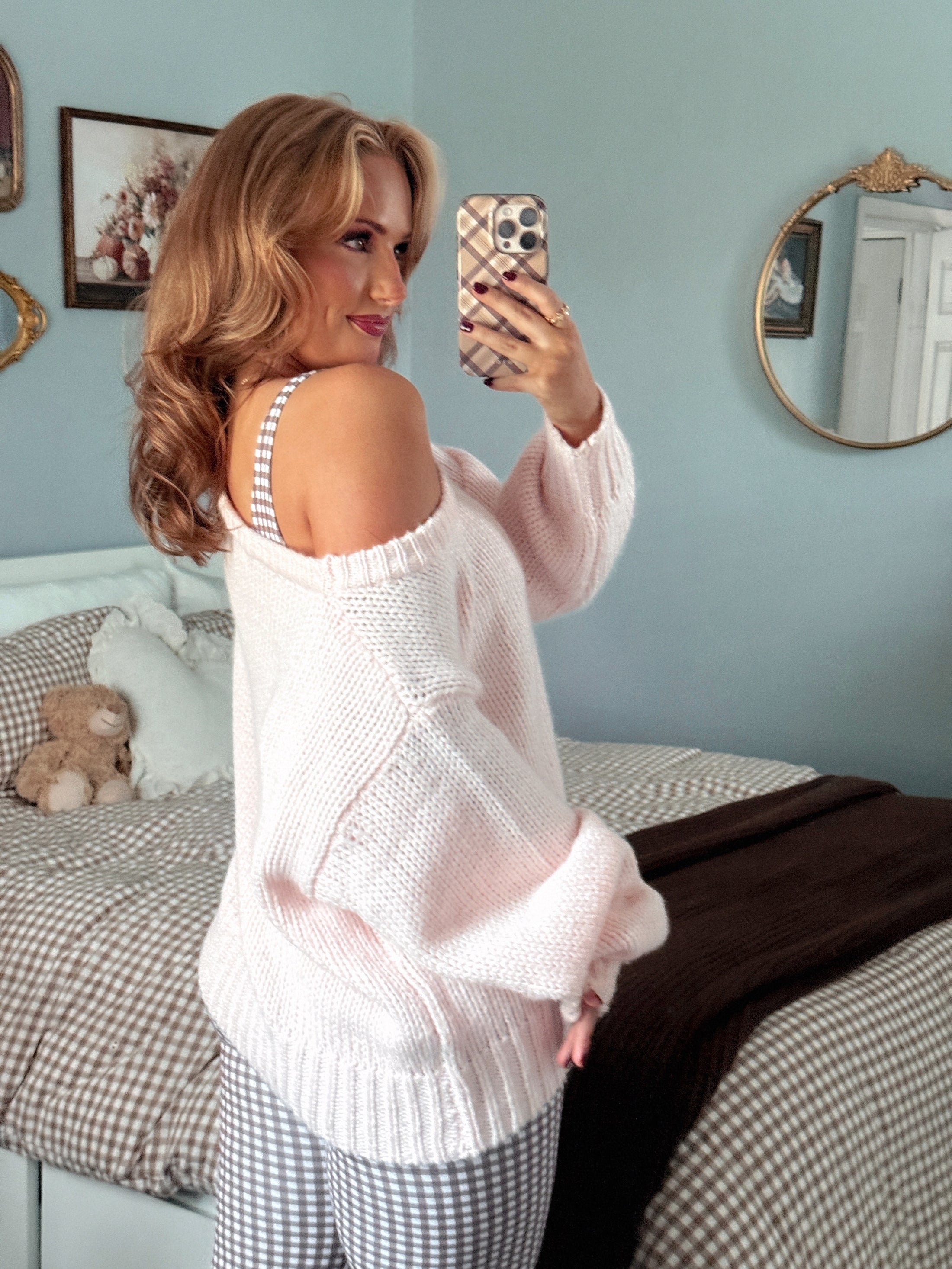The Marlowe Sweater - Blush
