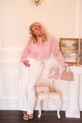 Load image into Gallery viewer, The Luxembourg Lace Blouse - Peony
