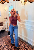 Load image into Gallery viewer, The Odette Lace Top — Plum
