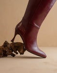 Load image into Gallery viewer, The Montclair Heeled Boot – Bordeaux
