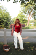 Load image into Gallery viewer, The Manor Trouser – Ivory Twill

