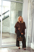 Load image into Gallery viewer, Heirloom Drape Mohair Sweater — Cocoa
