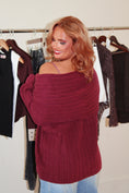 Load image into Gallery viewer, The Lennox Knit - Bordeaux
