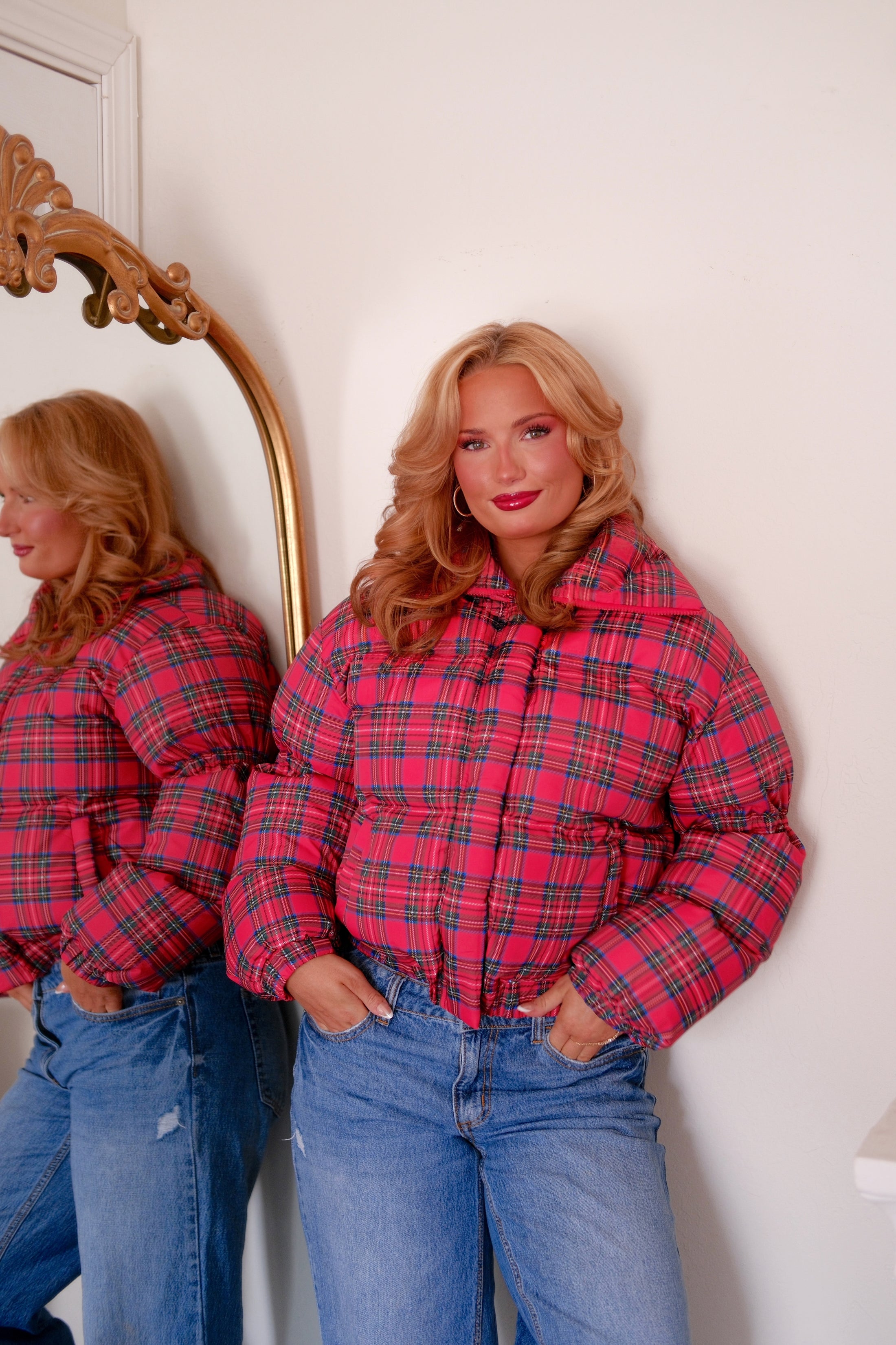 The Holiday Tartan Puffer