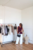 Load image into Gallery viewer, Bordeaux Button Front Vest
