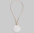 Load image into Gallery viewer, The Riviera Shell Pendant Necklace – Crème
