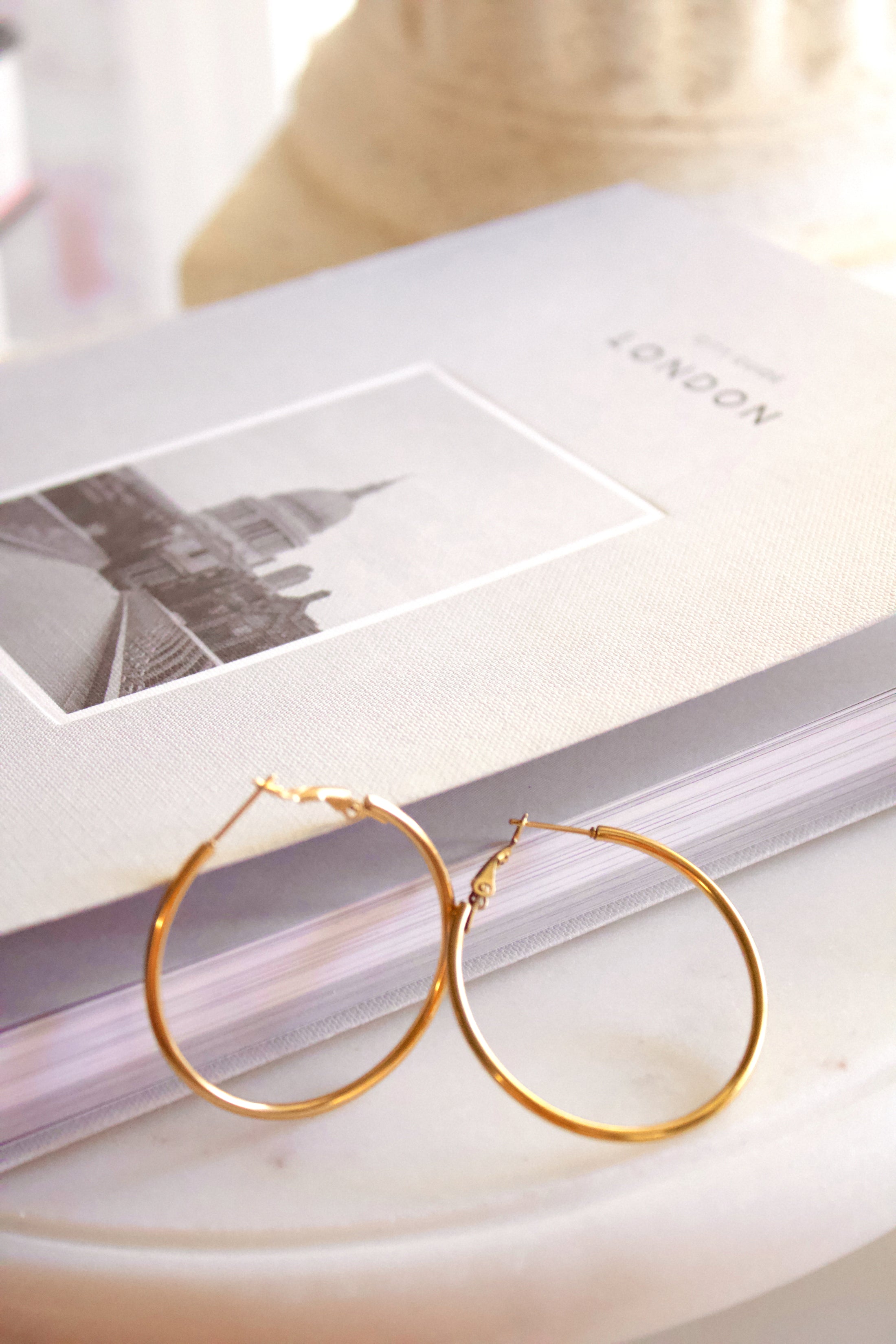 The English Elegance Gold Hoops