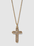 Load image into Gallery viewer, The Crushed Cross Pendant Necklace

