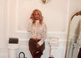 Load image into Gallery viewer, Perla Lace Blouse — Ivory
