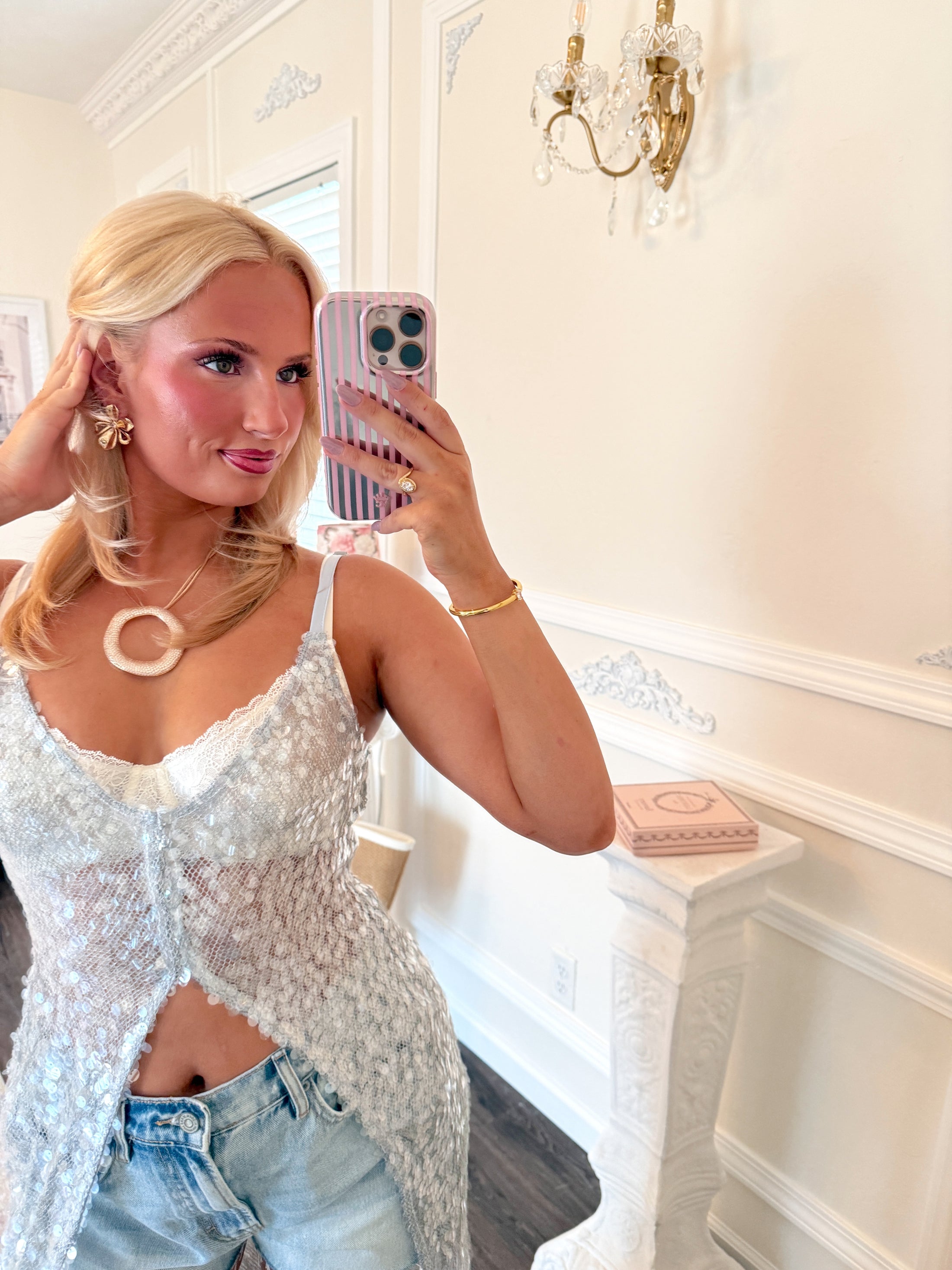 The L’Atelier Lumiere Pavé Necklace