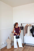 Load image into Gallery viewer, Bordeaux Button Front Vest
