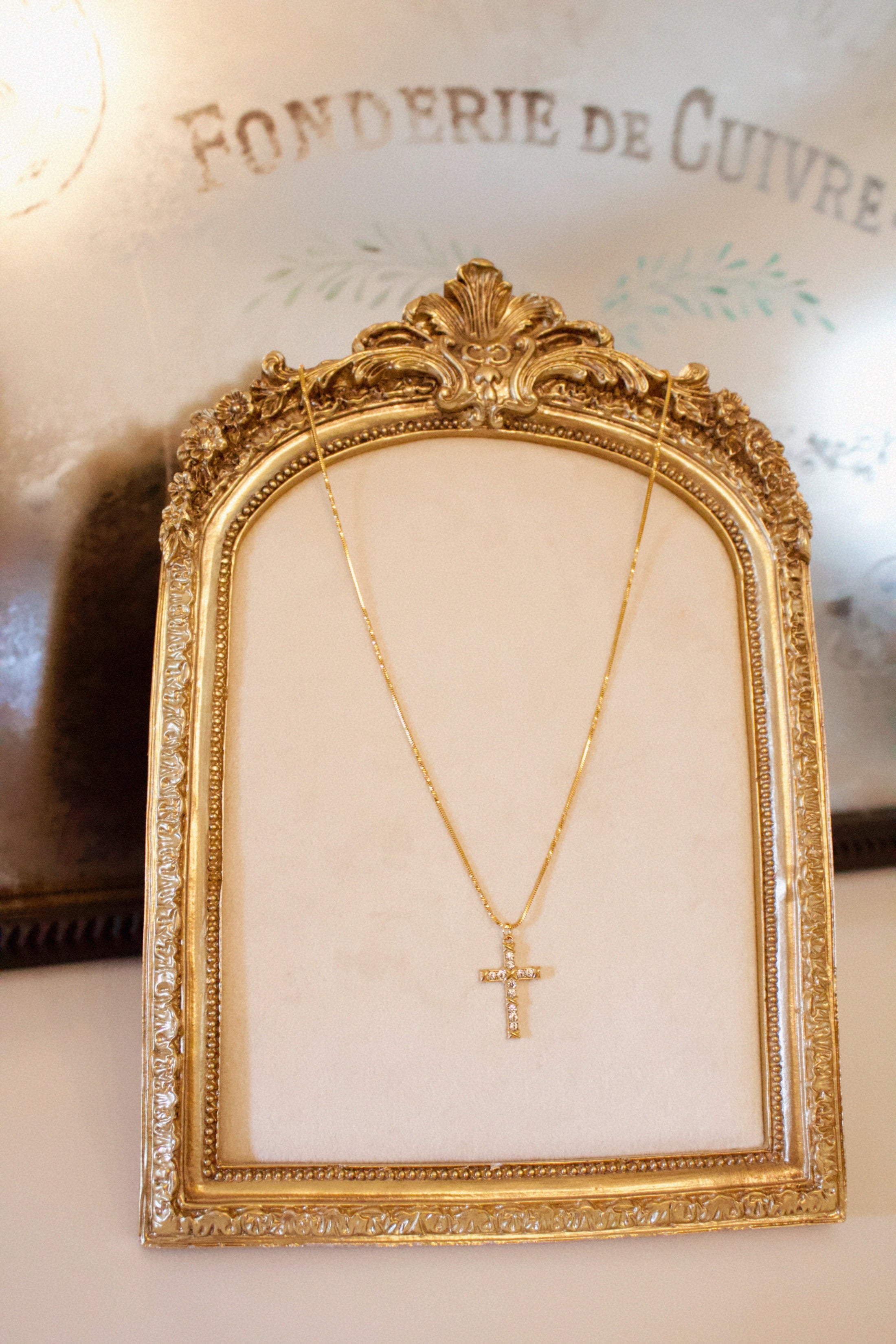 The Lourdes Cross Necklace