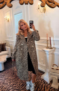 Load image into Gallery viewer, Montaigne Zebra Longline Trench Coat
