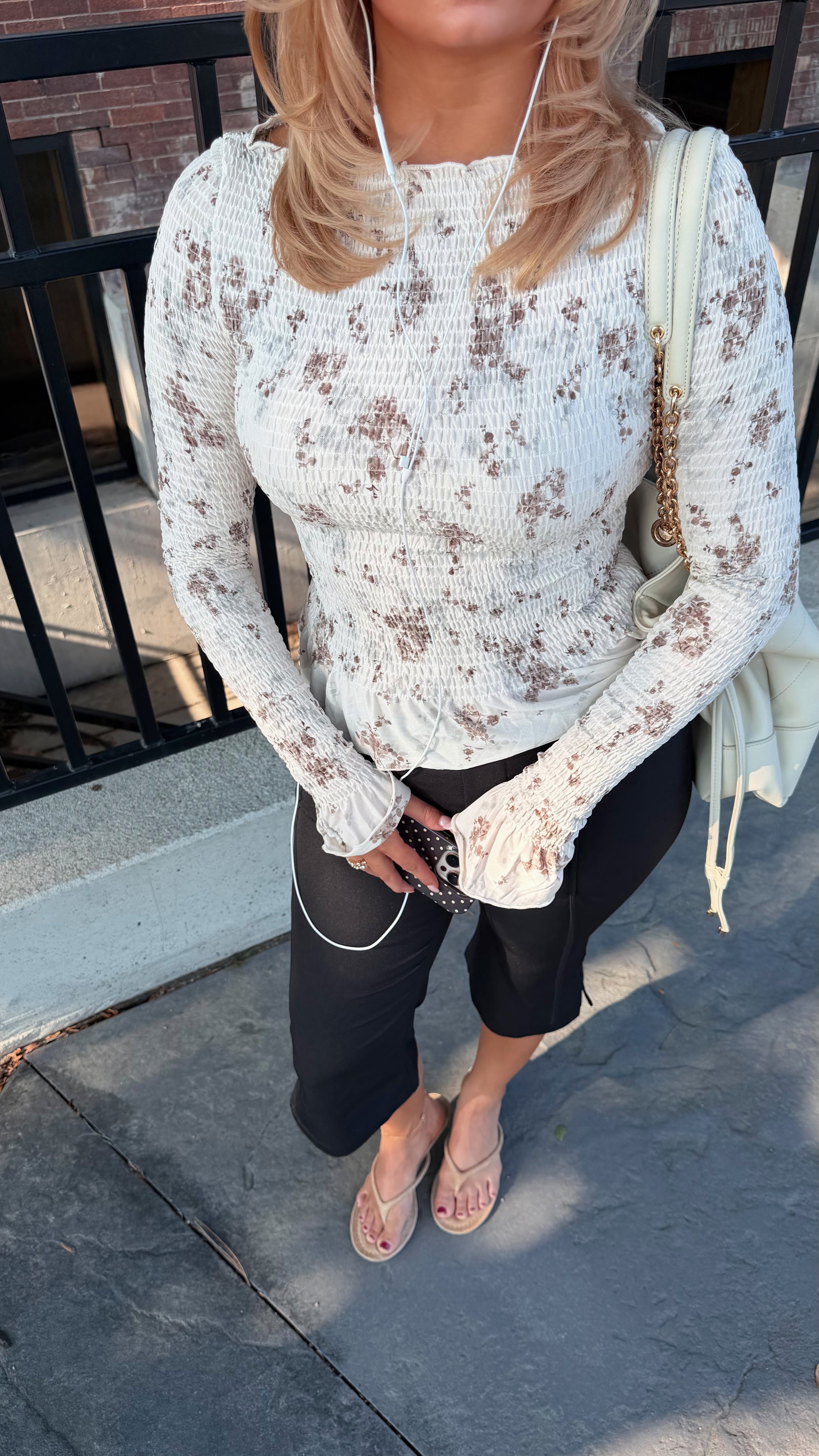 The Kensington Garden Top - Vintage Meadow