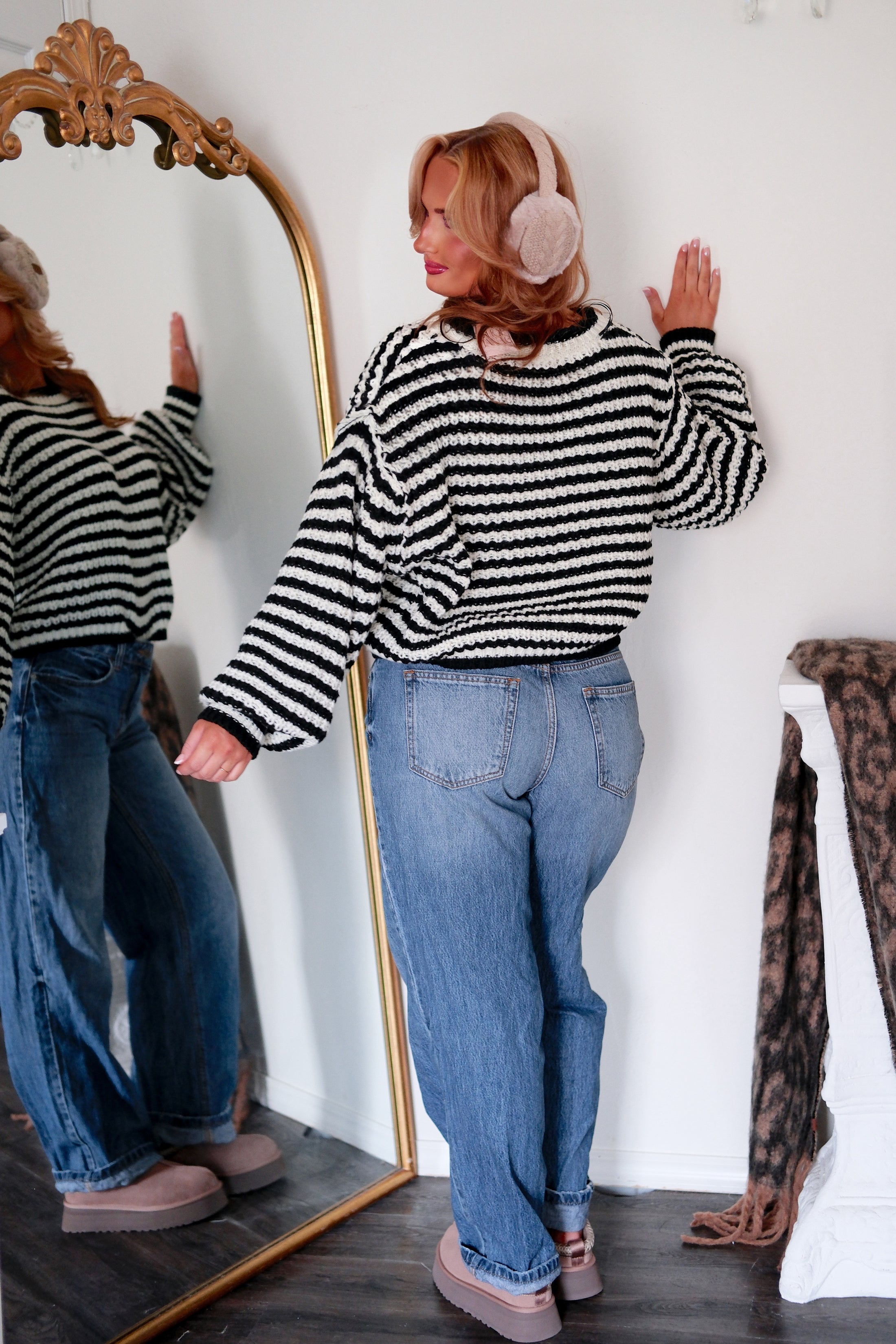 The Parisian Stripe Chalet Knit