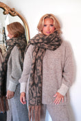 Load image into Gallery viewer, The Alpine Leopard Scarf PREORDER 12.9
