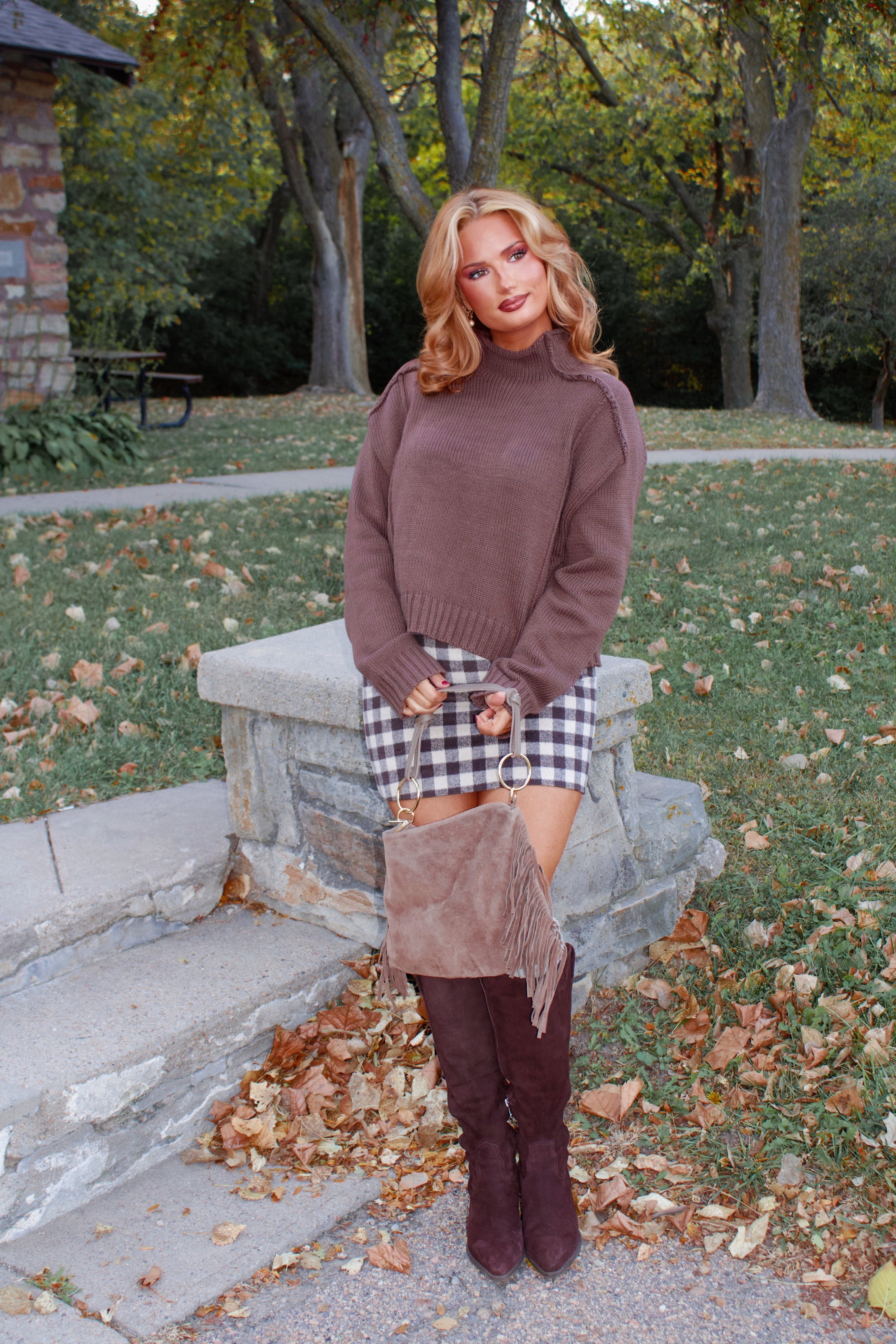 The Ashbury Roll Neck - Mocha Truffle