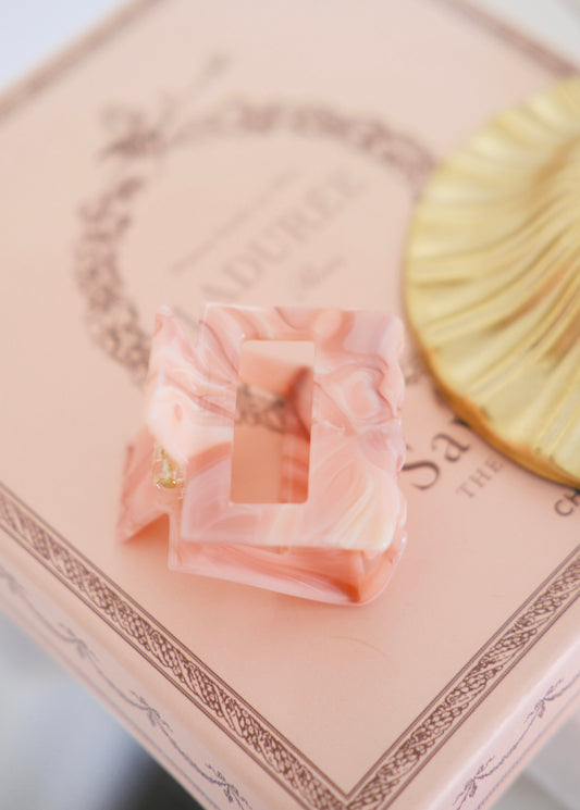 The Croissant Bonbon Claw - Pink Chiffon