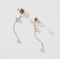 Load image into Gallery viewer, Salome CZ Linear Chain Earrings
