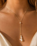 Load image into Gallery viewer, The Salt & Silk Pearl Lariat Preorder 6.30
