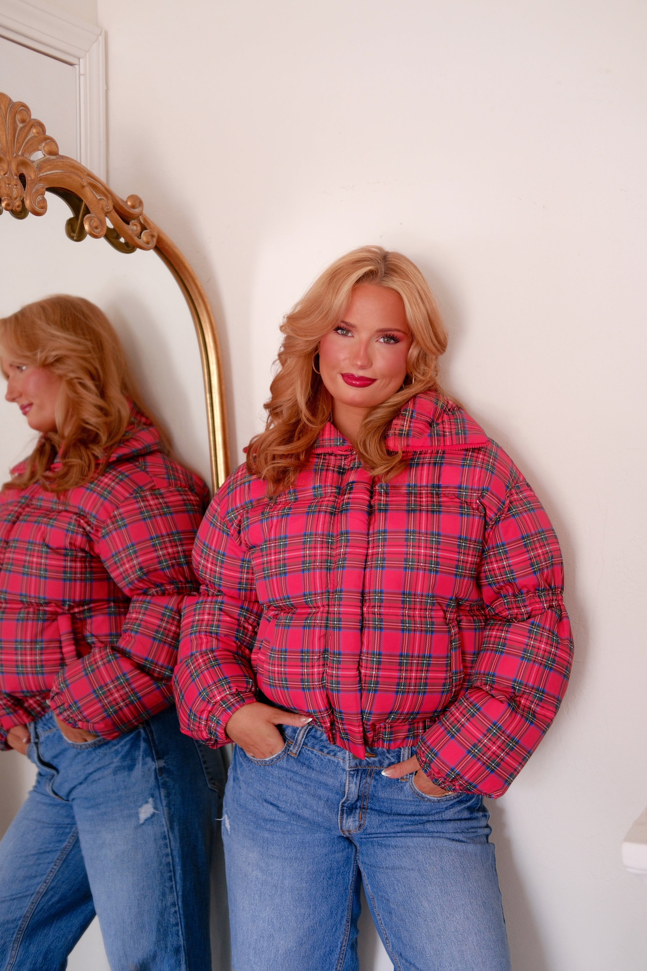 The Holiday Tartan Puffer