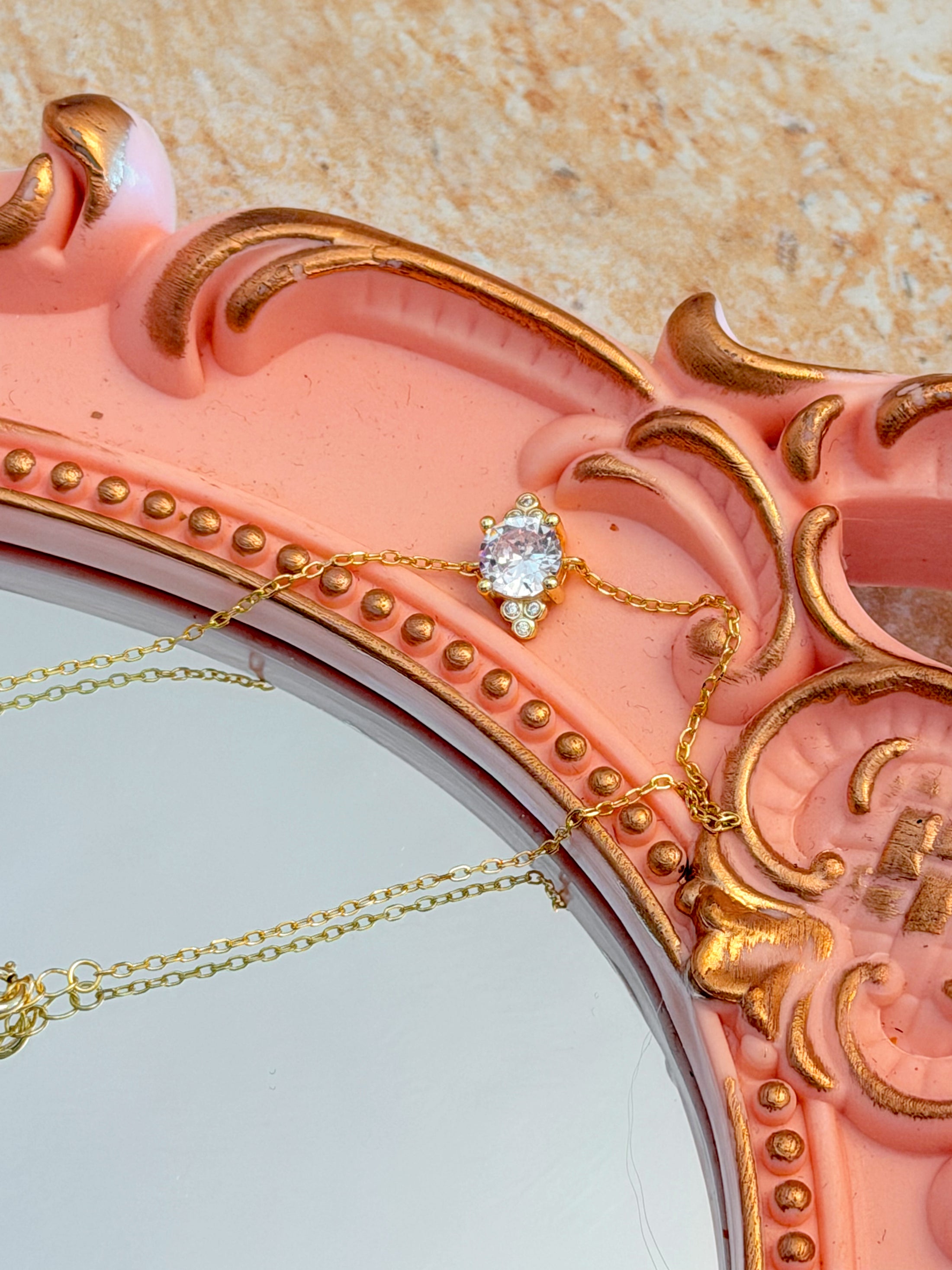 The Château Marquise Moissanite Anklet