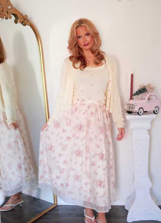 The Eloise Eyelet Sweater Set