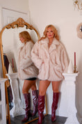 Load image into Gallery viewer, The Champagne Chalet Fur Coat
